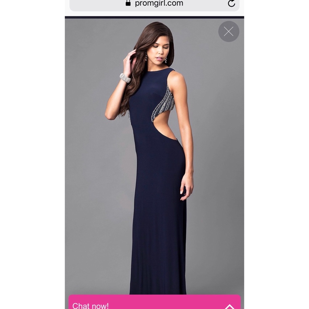 Navy Blue Prom Dress